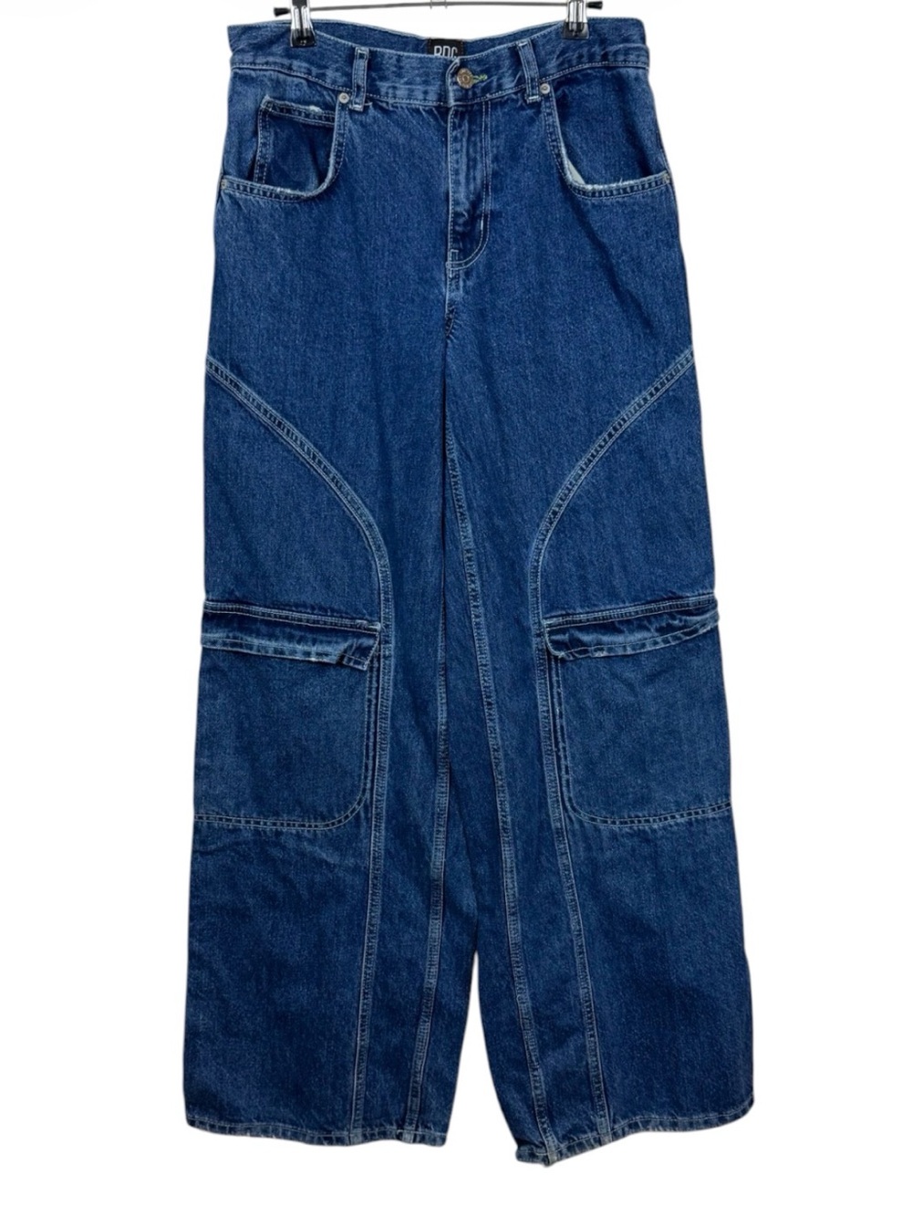 BDG Urban Outfitters Skater Baggy Cargo Denim Jeans Size 27